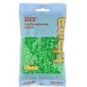 Hama Midi bolsa 1000 perlas verde neón