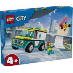 LEGO - Ambulancia y Chico Snowboard (60403)