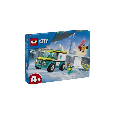 LEGO - Ambulancia y Chico Snowboard (60403)
