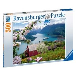 Puzzle Ravensburger Idilio Escandinavo de 500 Piezas