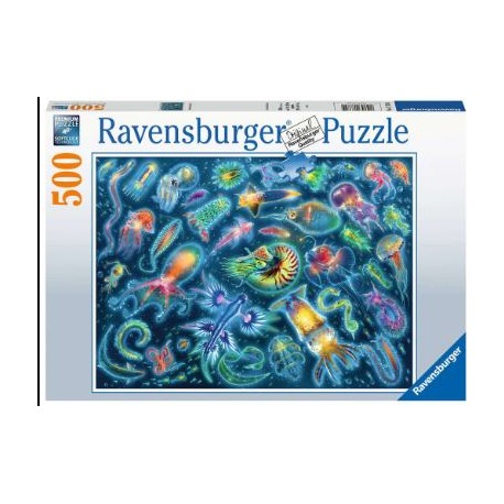 Puzzle Ravensburger Especies Submarinas de 500 Piezas