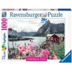 Puzzle Ravensburger Lofoten, Noruega de 1000 Piezas
