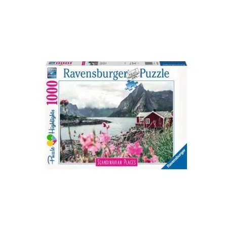 Puzzle Ravensburger Lofoten, Noruega de 1000 Piezas