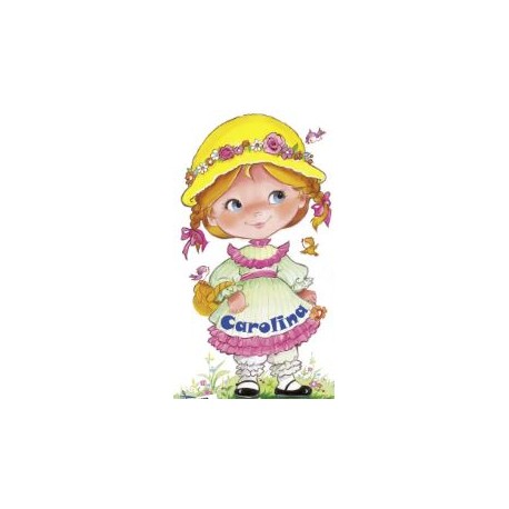 Muñecas Peponas Recortable - Carolina