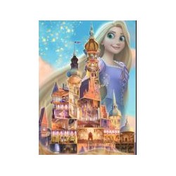 Puzzle Ravensburger Castillos Disney: Rapunzel de 1000 Pzs
