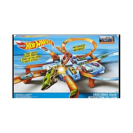Pista Criss Cross Crash Hot Wheels DTN42 Mattel