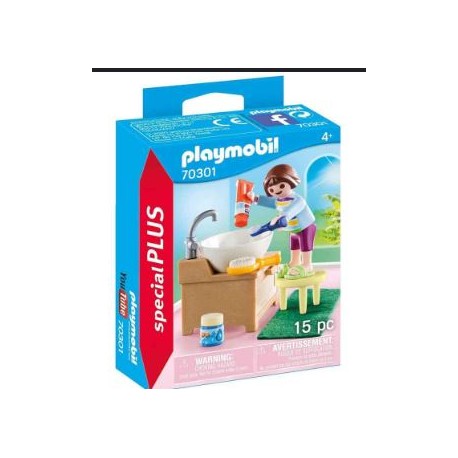 Playmobil Niña con Lavabo 70301 Special Plus