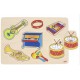Puzzle de sonido, Los instrumentos musicales