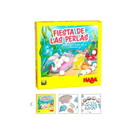 LA FIESTA DE LAS PERLAS  OBSERVACIÓN Y ENSARTAR 3+. HABA