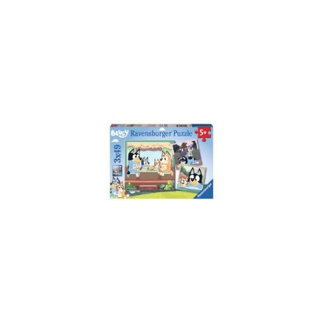 Puzle Bluey 3x49 piezas
