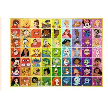 Puzzle Ravensburger Todos los Colores Disney XXL de 100 Piezas