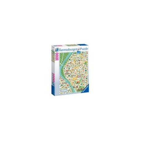 Puzzle Ravensburguer 1000 piezas - Mapa Sevilla