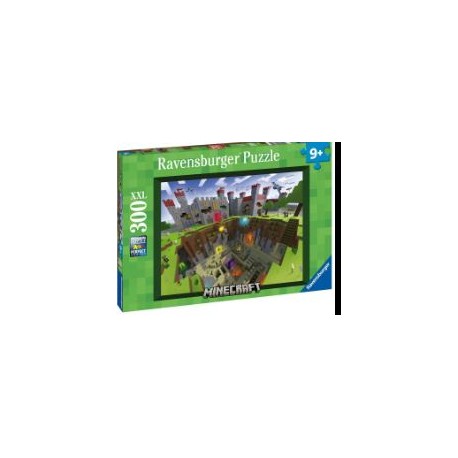 Ravensburger Puzzle 300 Piezas XXL Minecraft