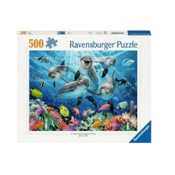 Puzzle Ravensburger 500 piezas - Delfines