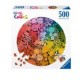 Puzzle Circular Ravensburger 500 piezas - Hojas