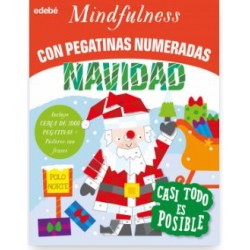 Mindfulness con Pegatinas Numeradas - Navidad