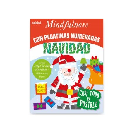 Mindfulness con Pegatinas Numeradas - Navidad