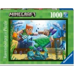 Puzzle Ravensburger 1000 piezas - Minecraft Agua