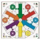 Tablero parchís-oca 138/6 6 jugadores madera 40x40