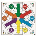 Tablero parchís-oca 138/6 6 jugadores madera 40x40