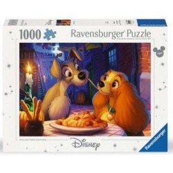 Puzzle Ravensburger 1000 piezas - La Dama y el Vagabundo