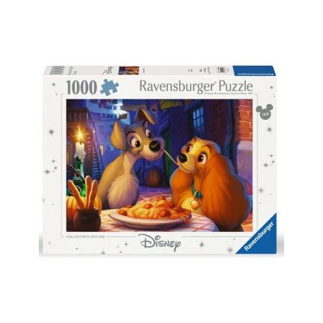 Puzzle Ravensburger 1000 piezas - La Dama y el Vagabundo