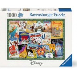 Puzzle Ravensburger 1000 piezas - Posters de Películas Disney