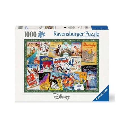Puzzle Ravensburger 1000 piezas - Posters de Películas Disney