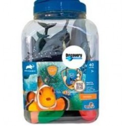 Set De 40 Piezas Animales Del Oceano