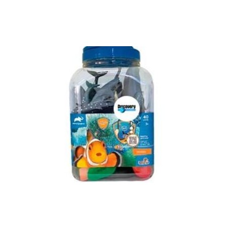 Set De 40 Piezas Animales Del Oceano