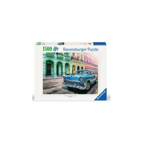 PuzzleRavensburger 1500 piezas- Coche Azul