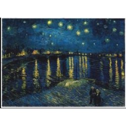 PuzzleRavensburger 1000 piezas- Noche Estrellada sobre el Ródano (Van Gogh)
