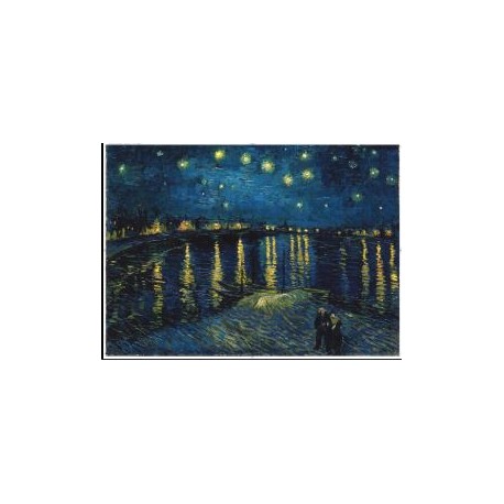 PuzzleRavensburger 1000 piezas- Noche Estrellada sobre el Ródano (Van Gogh)