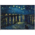 PuzzleRavensburger 1000 piezas- Noche Estrellada sobre el Ródano (Van Gogh)