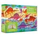 LIBRO Y  PUZLE DINOSAURIOS