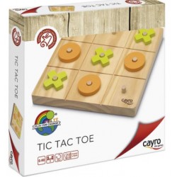 Juego Tic Tac Toe madera