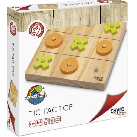 Juego Tic Tac Toe madera