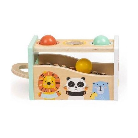 Golpea pelotas y xilófono 2 en 1 Wild