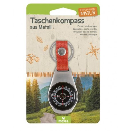 Brújula llavero: negro o rojo