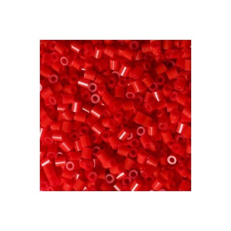 Hama beads Midi Rojo oscuro. Mil piezas