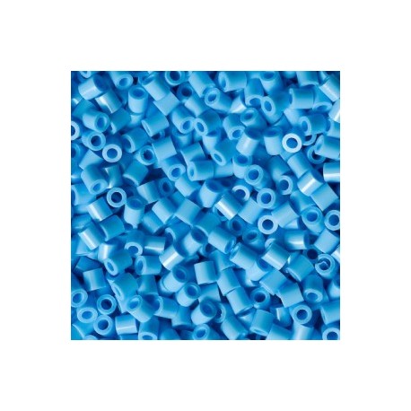 Hama beads Midi Azul pastel Mil piezas