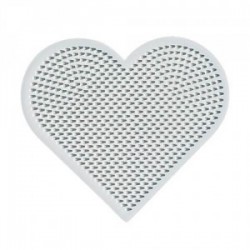 Hama beads  Mini 1 placa corazón