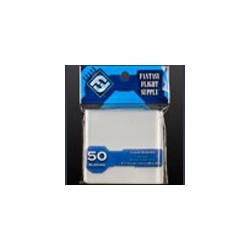 Fundas para cartas Cuadradas Celeste 70 X 70 mm.