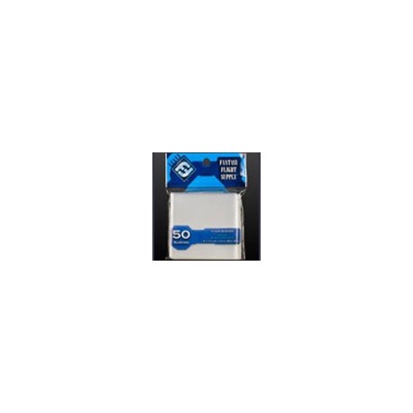 Fundas para cartas Cuadradas Celeste 70 X 70 mm.