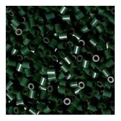 Hama beads Midi verde oscuro . Mil piezas