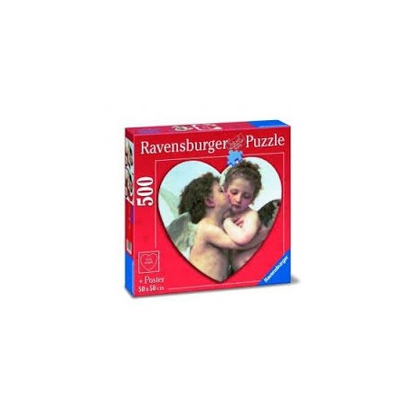 Puzzle Ravensburger de 500 piezas Cupido y Psyche de niños