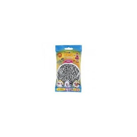 Hama beads Midi gris claro. Mil piezas