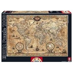 Puzzle Educa de 1000 piezas Mapa Mundi