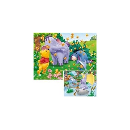 Puzzle Ravensburguer de 2 x 20 piezas. Encuentro en Heffalumps. Winnie the Pooh