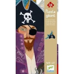 Puzzle Djeco gigante de 36 piezas Elliot el pirata